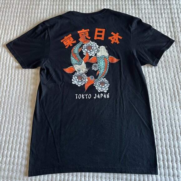 Tokyo Japan Koi Fish Graphic Tee | Bowery Supply Co - Picture 1 of 3